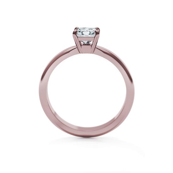 プリンセスカットダイヤモンドの婚約指輪,  画像を拡大する 2