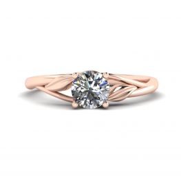 自然をインスピレーションにしたダイヤモンドの婚約指輪