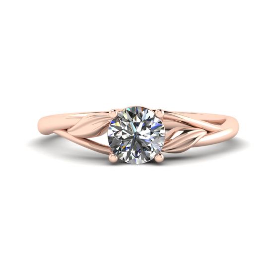 自然をインスピレーションにしたダイヤモンドの婚約指輪, 画像を拡大する 1