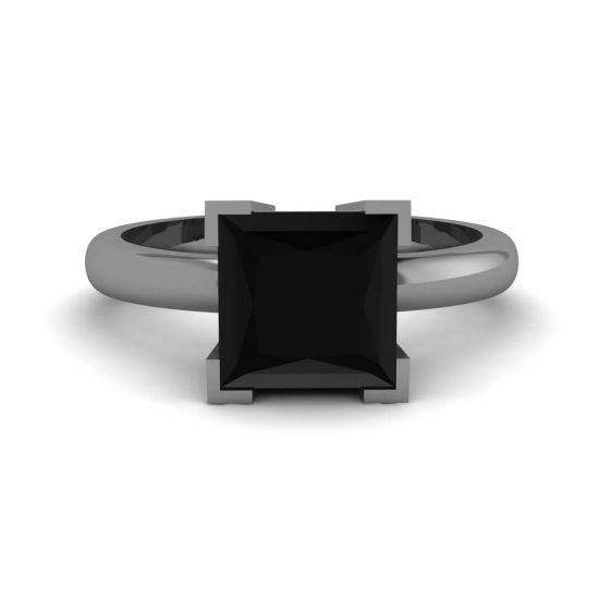 ブラックダイヤモンド ブラックロジウム リング, 画像 1