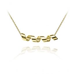 スマイル ネックレス (18K イエロー ゴールド) - Ruban コレクション